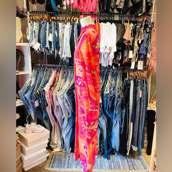 Vintage 1960s Emilio Pucci Neon print Formfit Rugers Maxi Dress - Picture 4 of 7